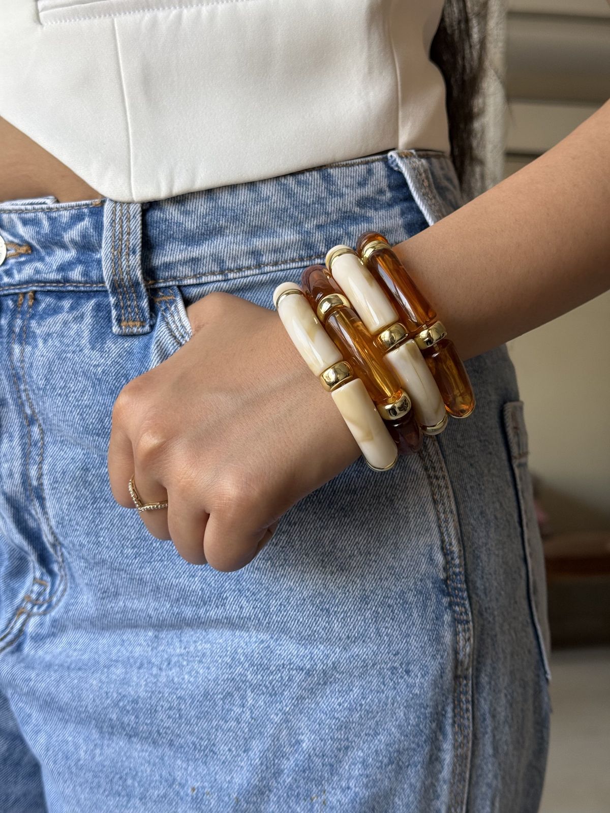 Retro Acrylic Bangles
