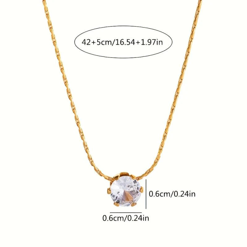 Radiance Solitaire Necklace