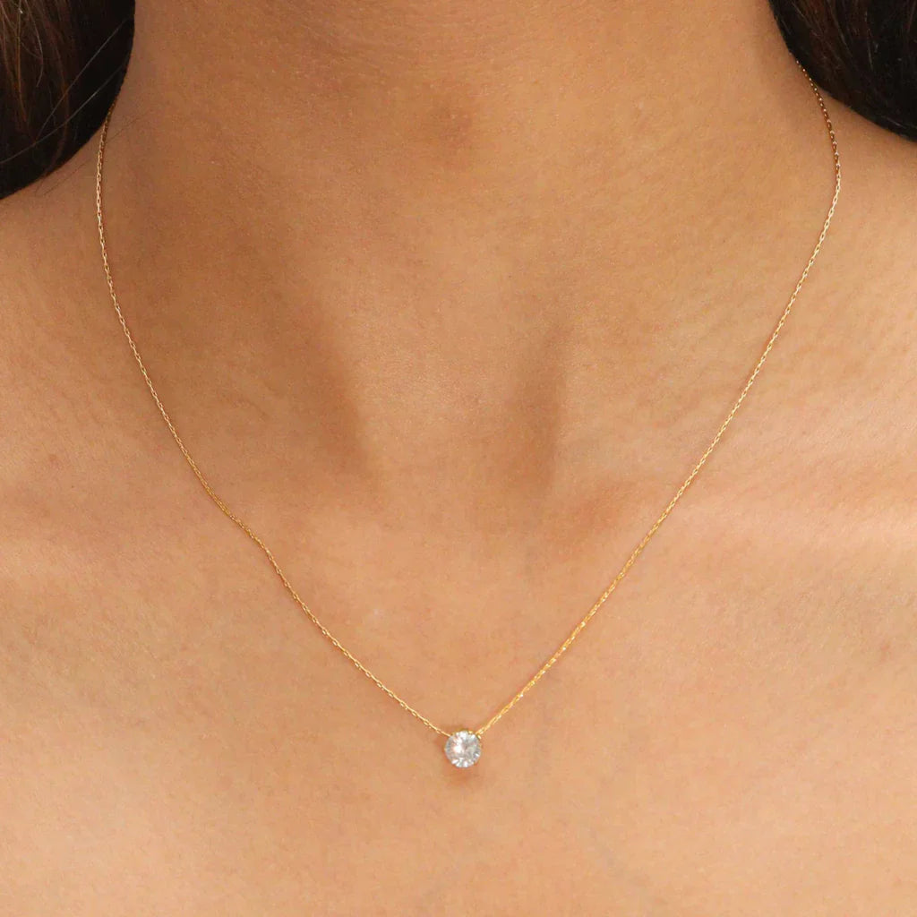 Radiance Solitaire Necklace