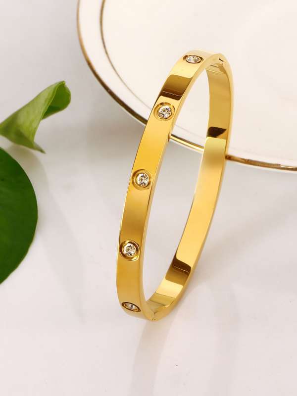 Crystal Gold Bangle