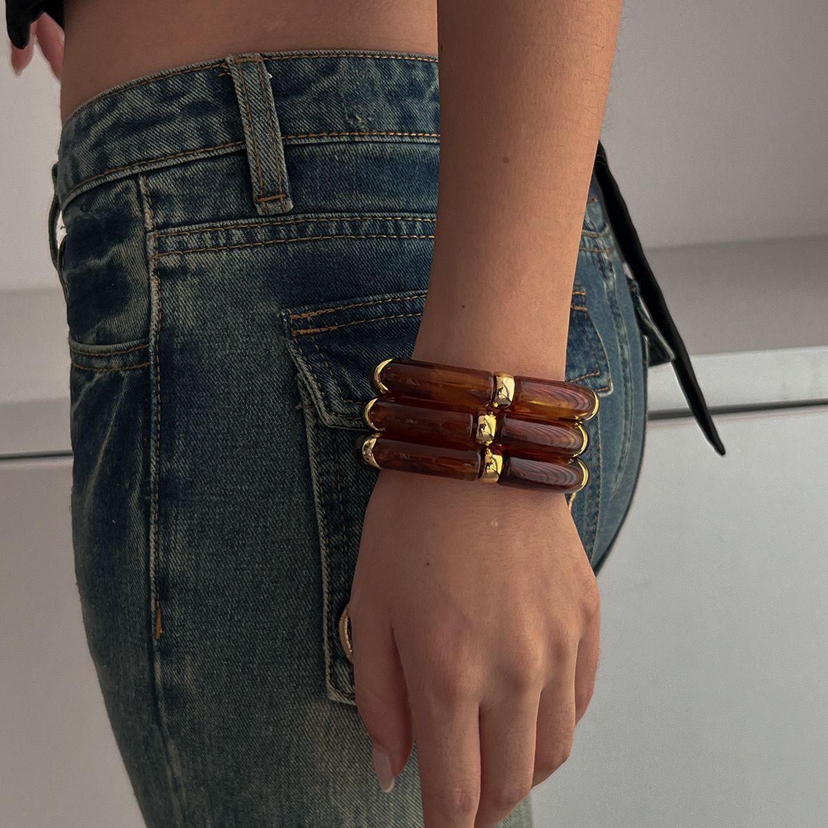 Retro Acrylic Bangles