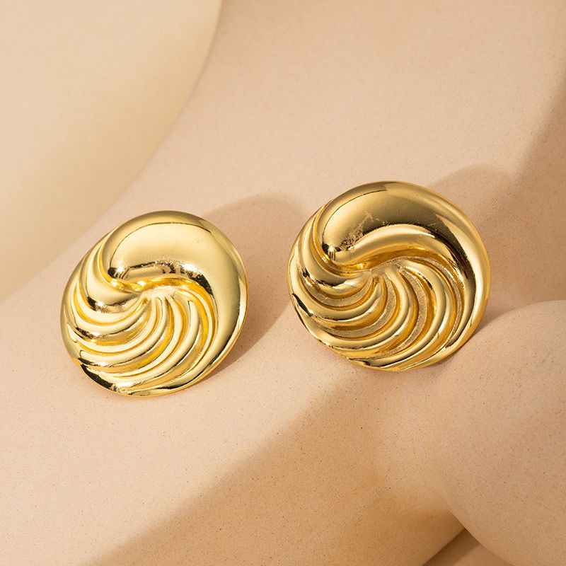 Luxe Spiral Stainless Steel Studs