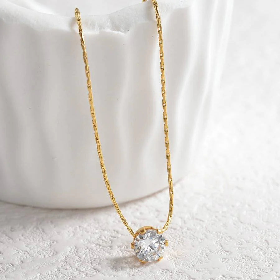 Radiance Solitaire Necklace