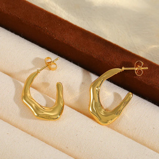 Eclat Wave Hoops