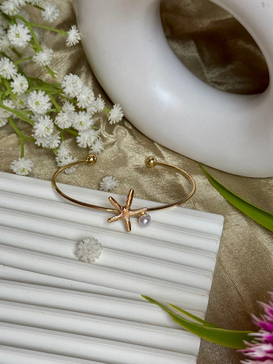 Starfish Pearl Bracelet